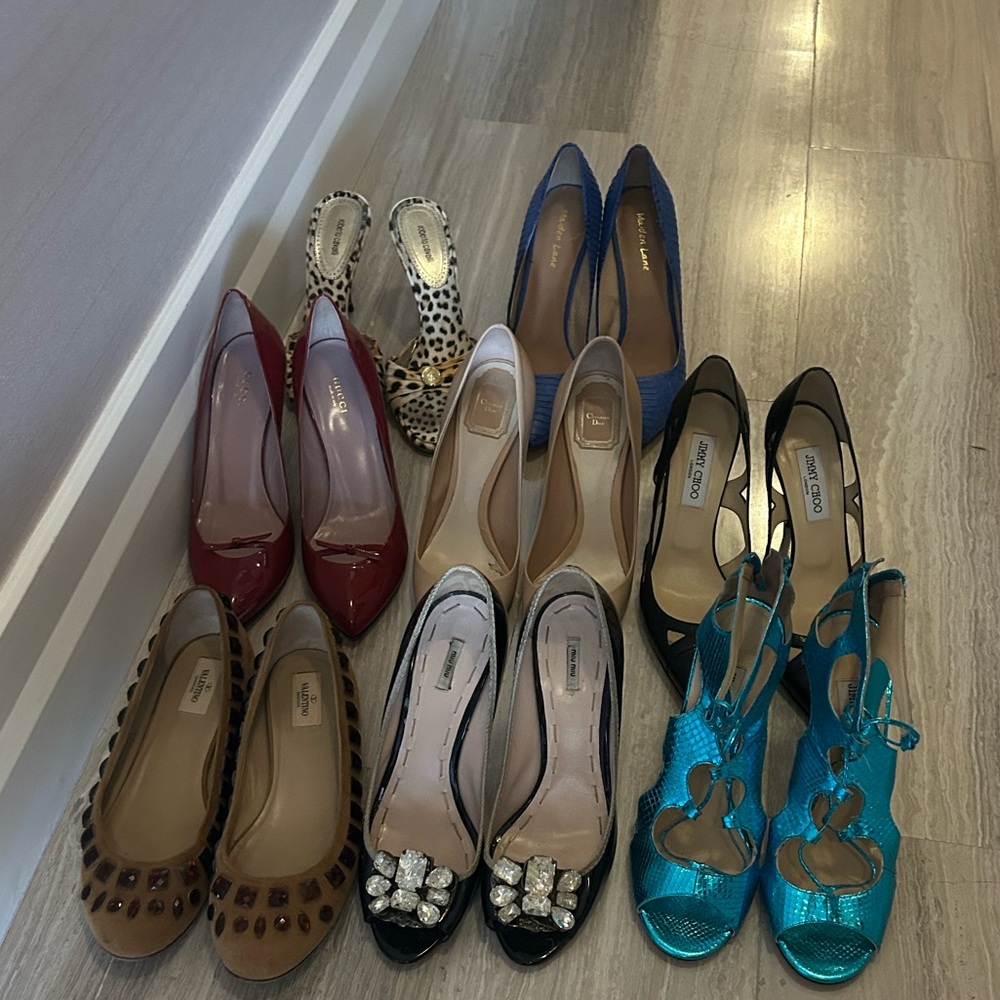EXCLUSIVE - Women’s designer heels and slipper size 40 - SALE- Lot of 7